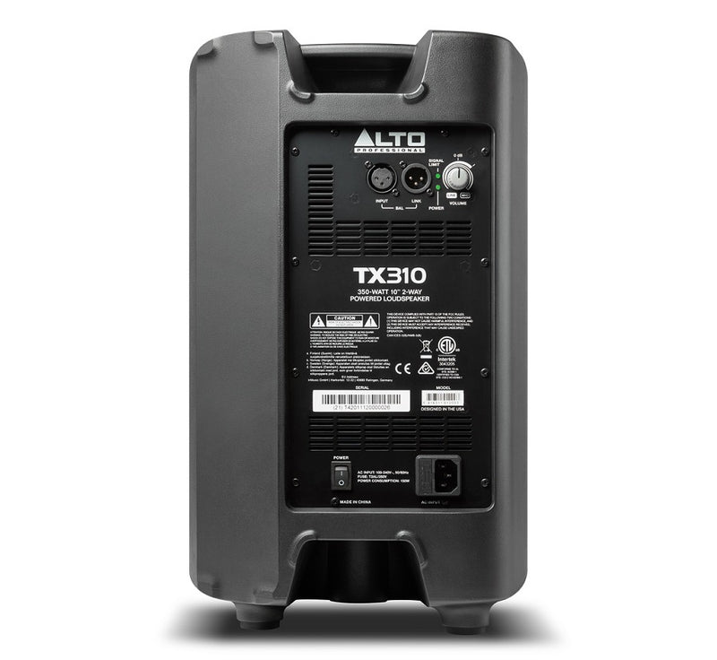 Alto TX310 2-Way 10'' Powered Speaker - 350w