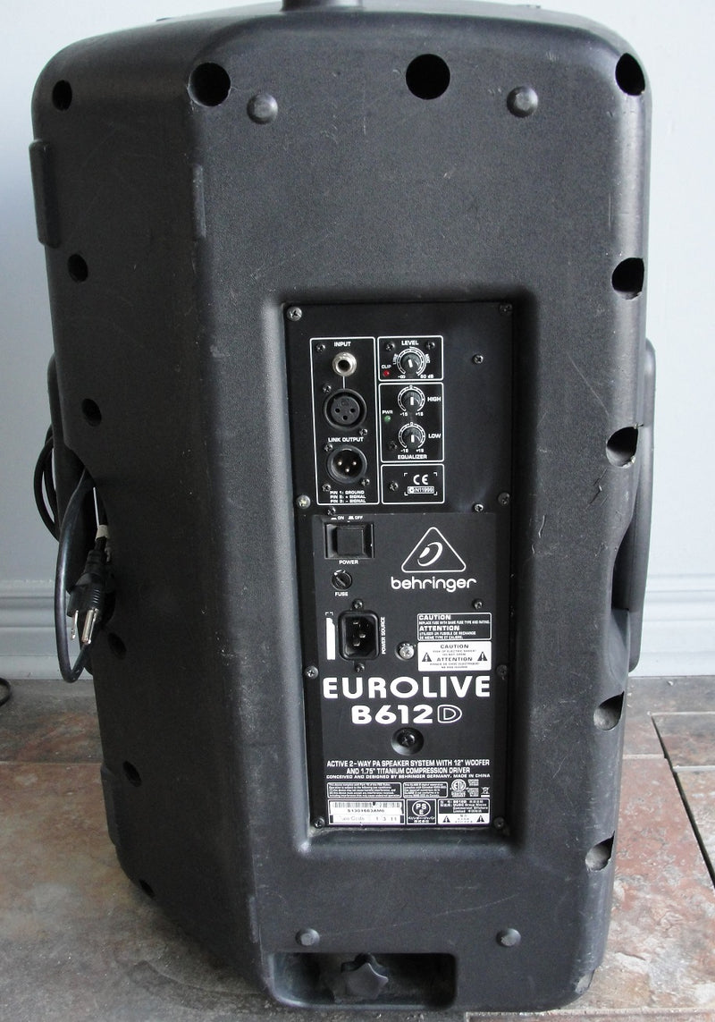 Behringer B615D 1500-Watt 2-Way 15'' Active Speaker (Used)