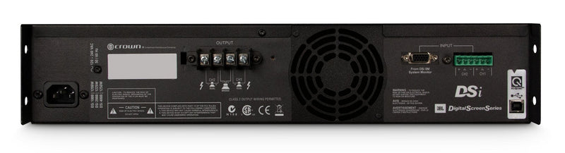 Crown Audio DSi2000 2-Channel Amplifier With On-Board Dsp