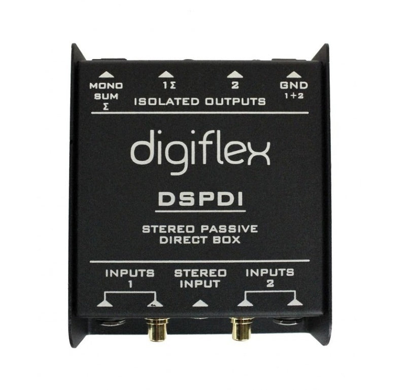 Digiflex DSPDI Stereo Passive Direct Box Sonorisation Trans-Musical