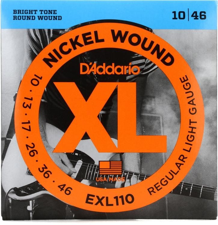 D'Addario EXL110 Nickel Wound Reg. Light 10-46