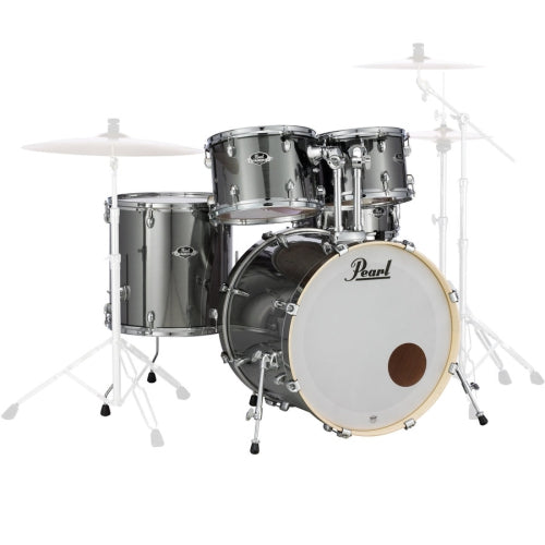 Pearl Export Series 5-Piece Drum Shell Pack - Smokey Chrome (22/14SD/16FT/12/13)