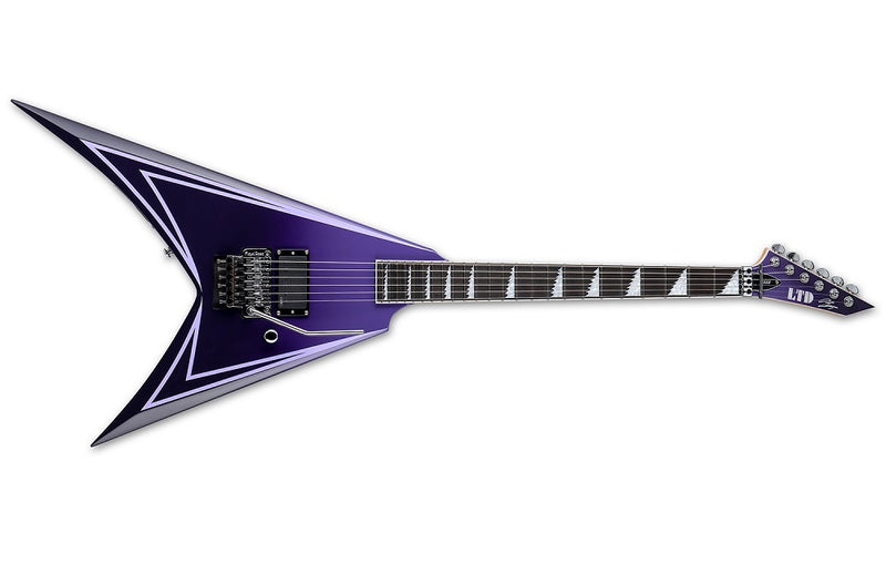 ESP LTD Alexi Laiho Signature Hexed Electric Guitar - Purple Fade With Pinstripes