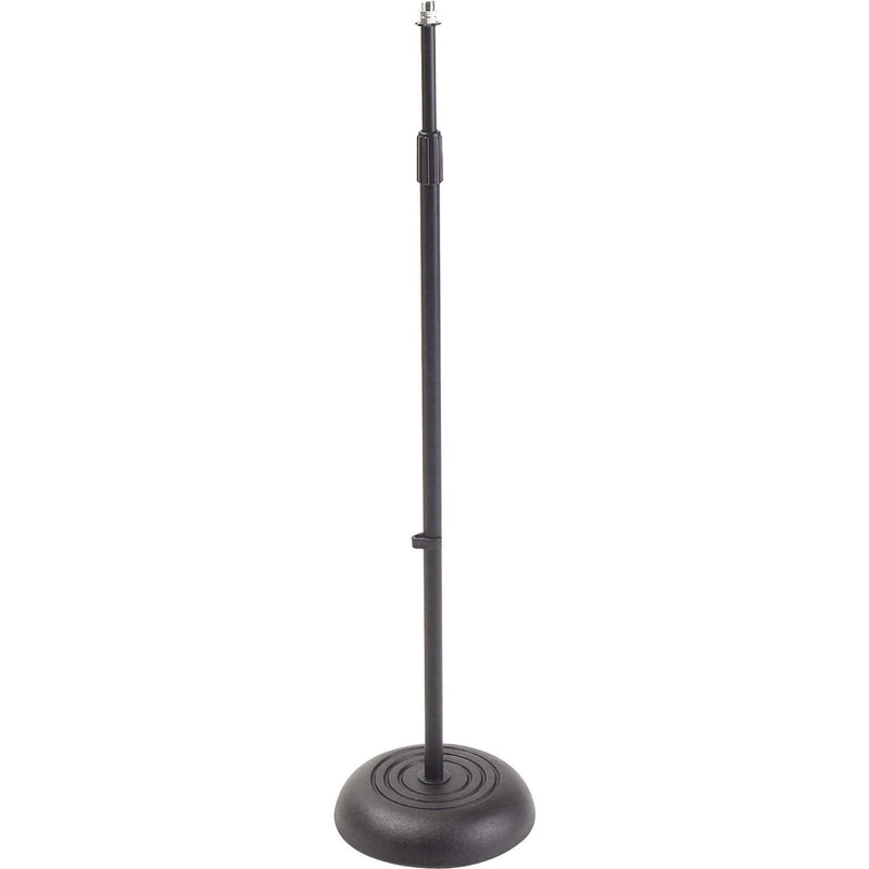 On-Stage Stands MS7201B Round Base Mic Stand - Black
