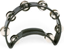 RhythmTech RT1010 Tambourine, Nickel Jingles - Black