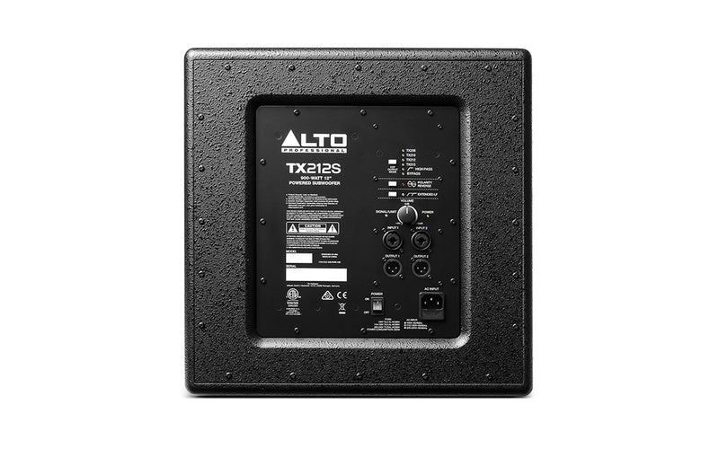 Alto TX212S 12'' Powered Subwoofer - 900w