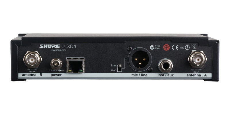 Shure ULXD4 Digital Wireless Receiver (Freq: H50)