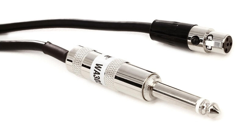 Shure WA302 Instrument Cable For Body-Pack Transmitter (TA4F Connector)